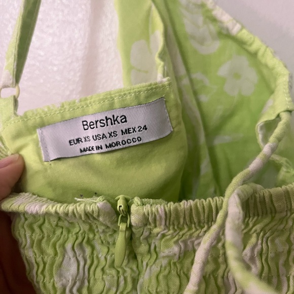 BERSHKA NEON GREEN ROMPER - Picture 3 of 3